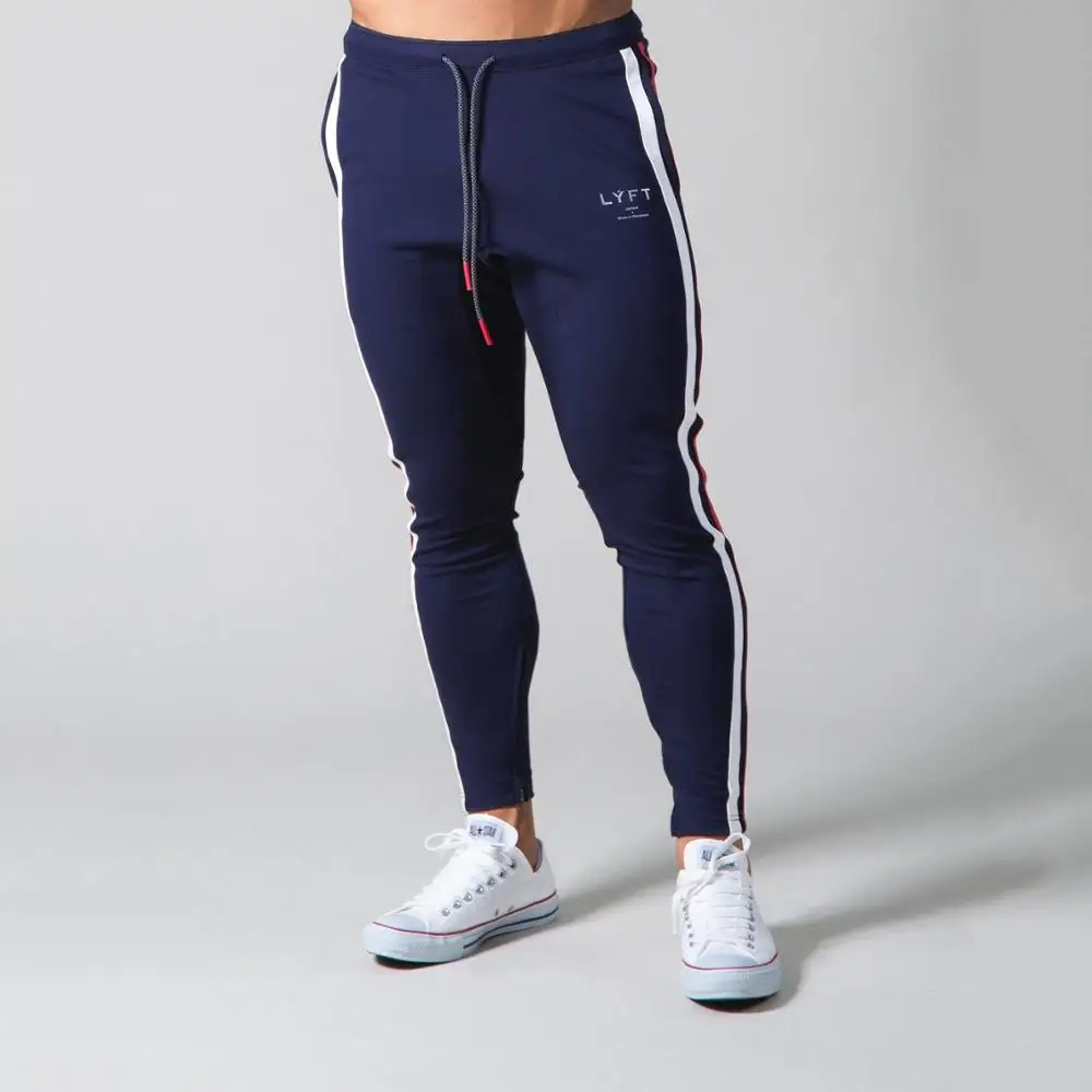 LYFT Men Sweatpants Tracksuit Bottoms Running Trousers Sportswear Jogging Gym Skinny Fitness Mens Running Pants Casual Joggers