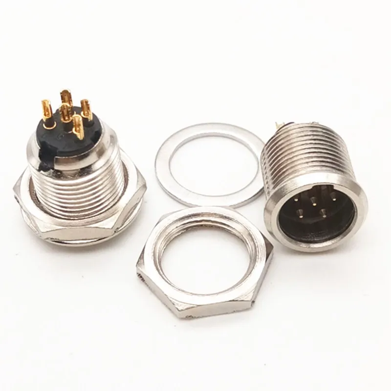 2 قطعة/الوحدة Mini XLR 3 4 5 6 دبوس أنثى التوصيل + ذكر المقبس صغير XLR الصوت ميكروفون موصل MIC بها بنفسك MIC ل كابل ملحوم مستقيم