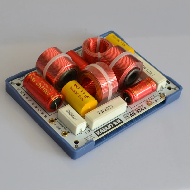 HIFIDIY LIVE  AS-33C 3 Way 3 speaker Unit (tweeter + mid +bass )HiFi Speakers audio  Frequency Divider Crossover Filters