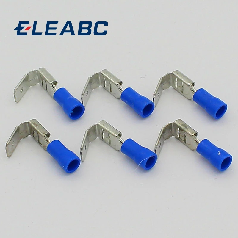 20x Crimping Connectors Piggyback Female Spade Connector Terminals Brass printed with Sn