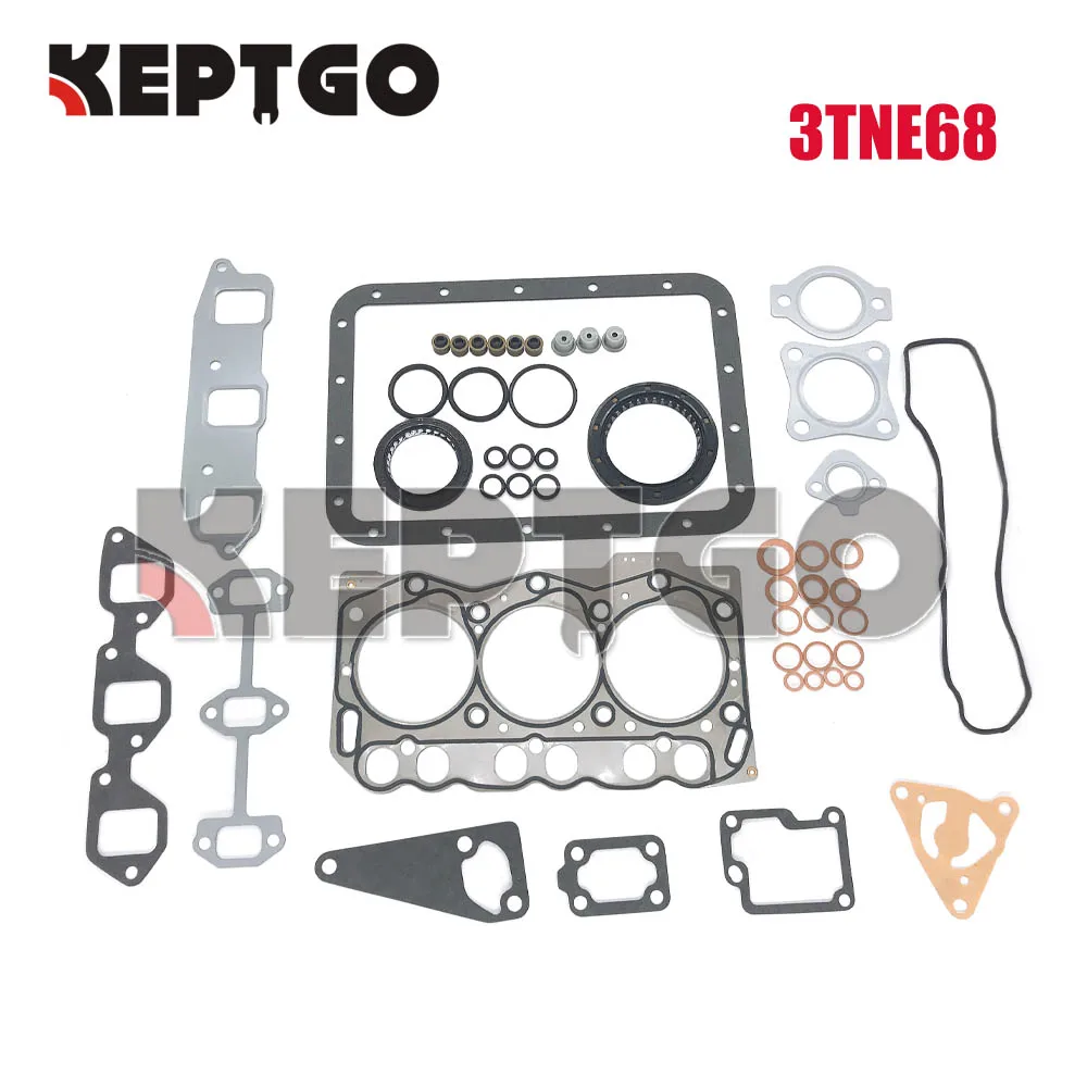 New 3TNE68 Full Gasket Set For Yanmar