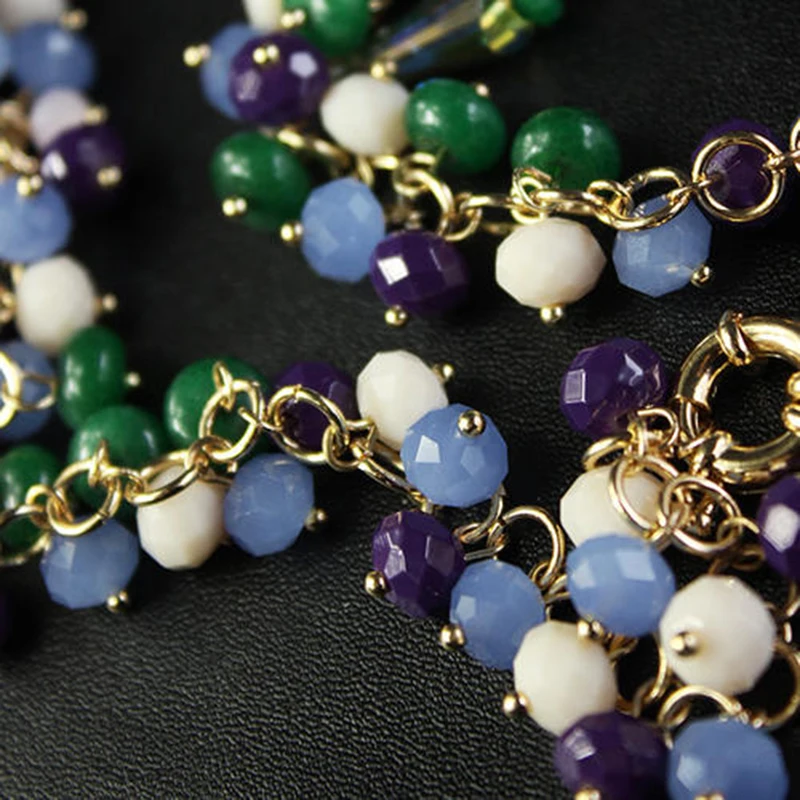 Cream Jades Multicolor 4/6mm AAA Upscale Beads Rondelle Shape Jewelry Findings Earring Glass Quartz Charms Bracelet Accessories