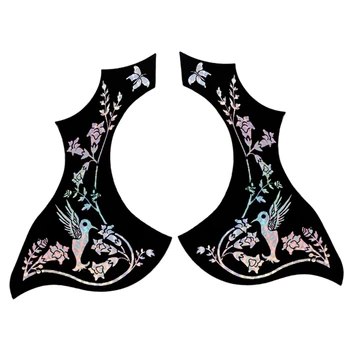 2 pezzi battipenna per chitarra piastra di protezione antigraffio adesivo autoadesivo per parti di chitarra acustica