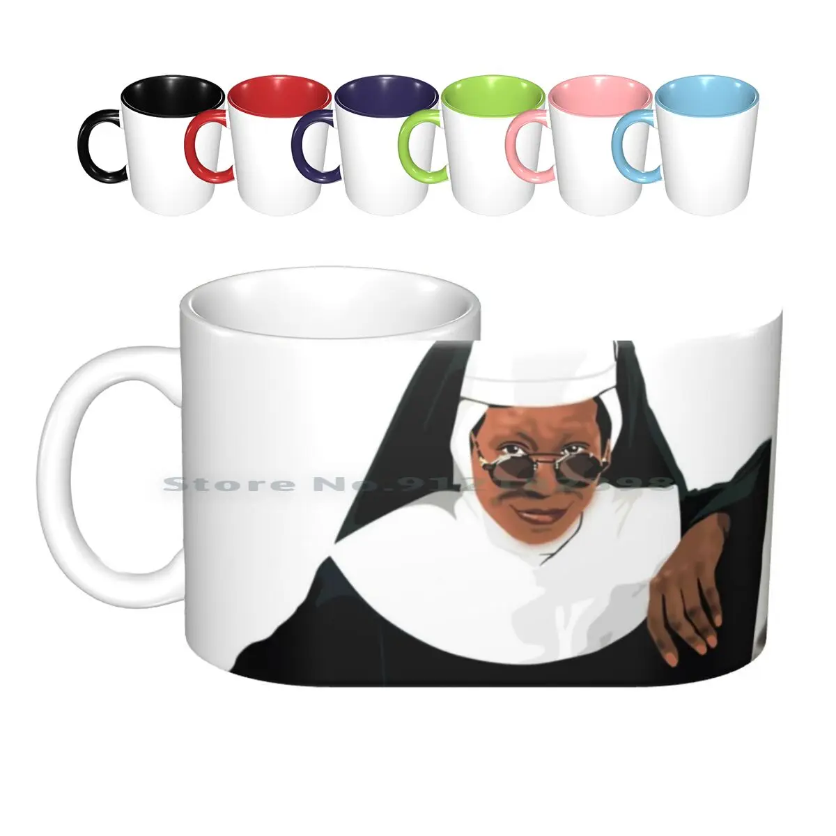 Sister Act _ Ceramic Mugs Coffee Cups Milk Tea Mug Sister Act Whoopi Goldberg Whoopy Gospel Lounge Singer San Francisco Success