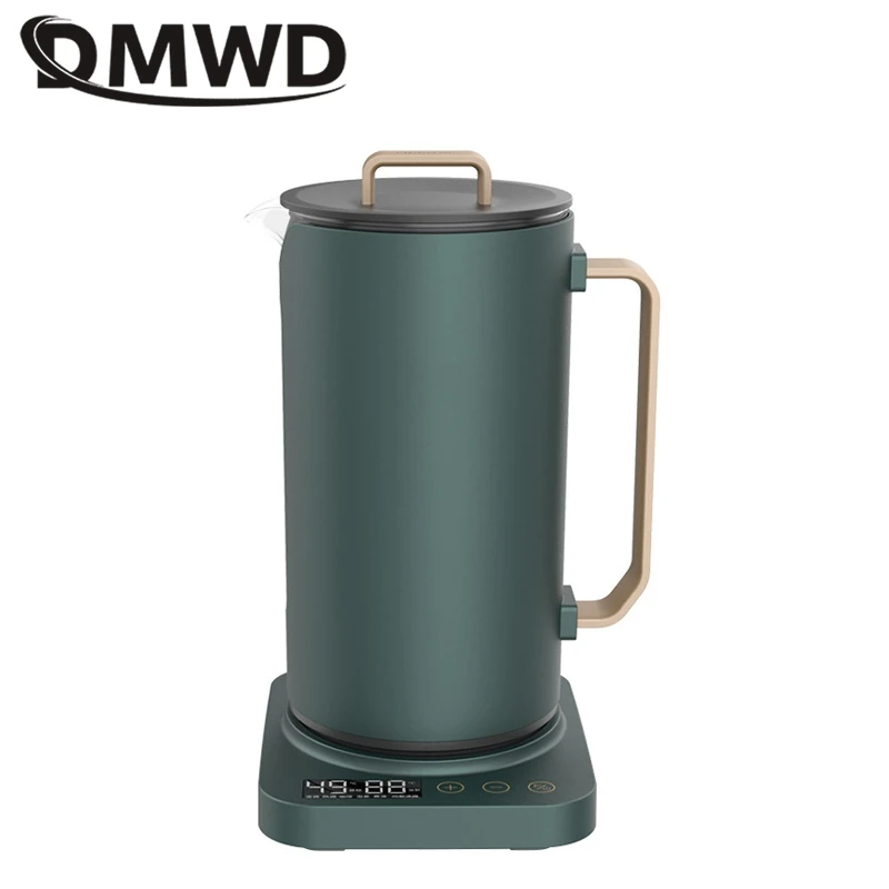 

DMWD 1.35L Household Electric Kettle Thermostatic Pot Portable Water Boiler Tea Maker Heat Preservation High Borosilicate Glass