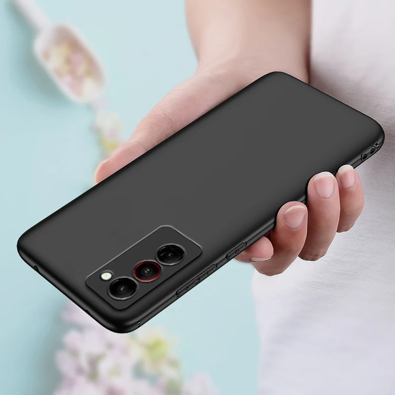 Black Soft Silicone Funda for Tecno Camon 18 Premier Case Soft TPU Good Quality Coque For Tecno Camon 18P 18 Phone Cover