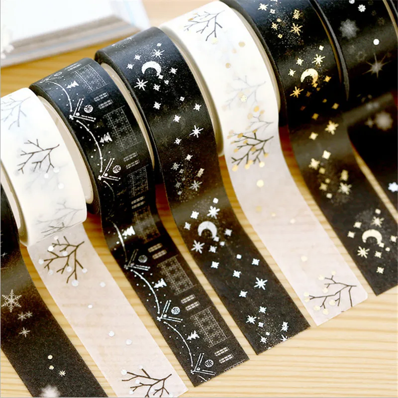 Hot sale! Golden blocking masking glod and silver adhesive japanese washi tape