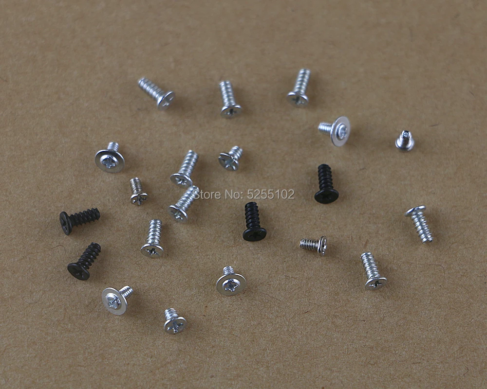 2sets/lot for PSP1000 PSP1001 PSP 1000 console Screws Full Screw Set Repair Parts shell mother main board screw