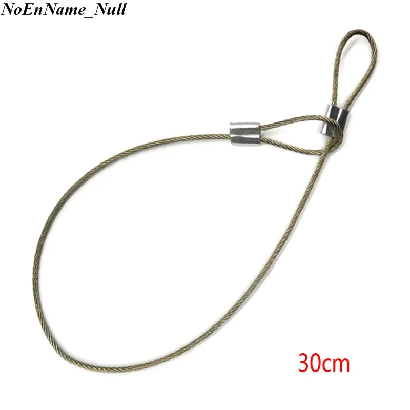 1pc Safety Steel Wire Safety Strap Stainless Steel Tether Lanyard Wrist Hand 30cm For GoPro Camera Hot