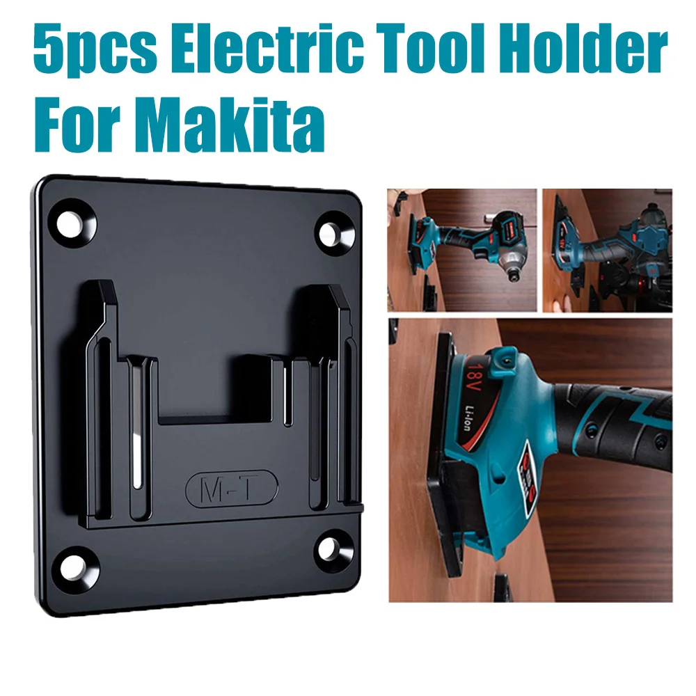 

1/3/5pcs Electric Tool Holder for Makita Wall Mount Power Machine Storage Rack 14.4-18V Electric Drill Power Tool Base Buckle