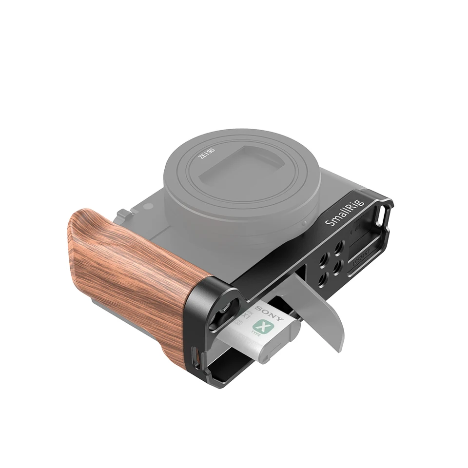SmallRig RX100 M7 L 字型木製グリップ Sony RX100 III / IV / V(VA