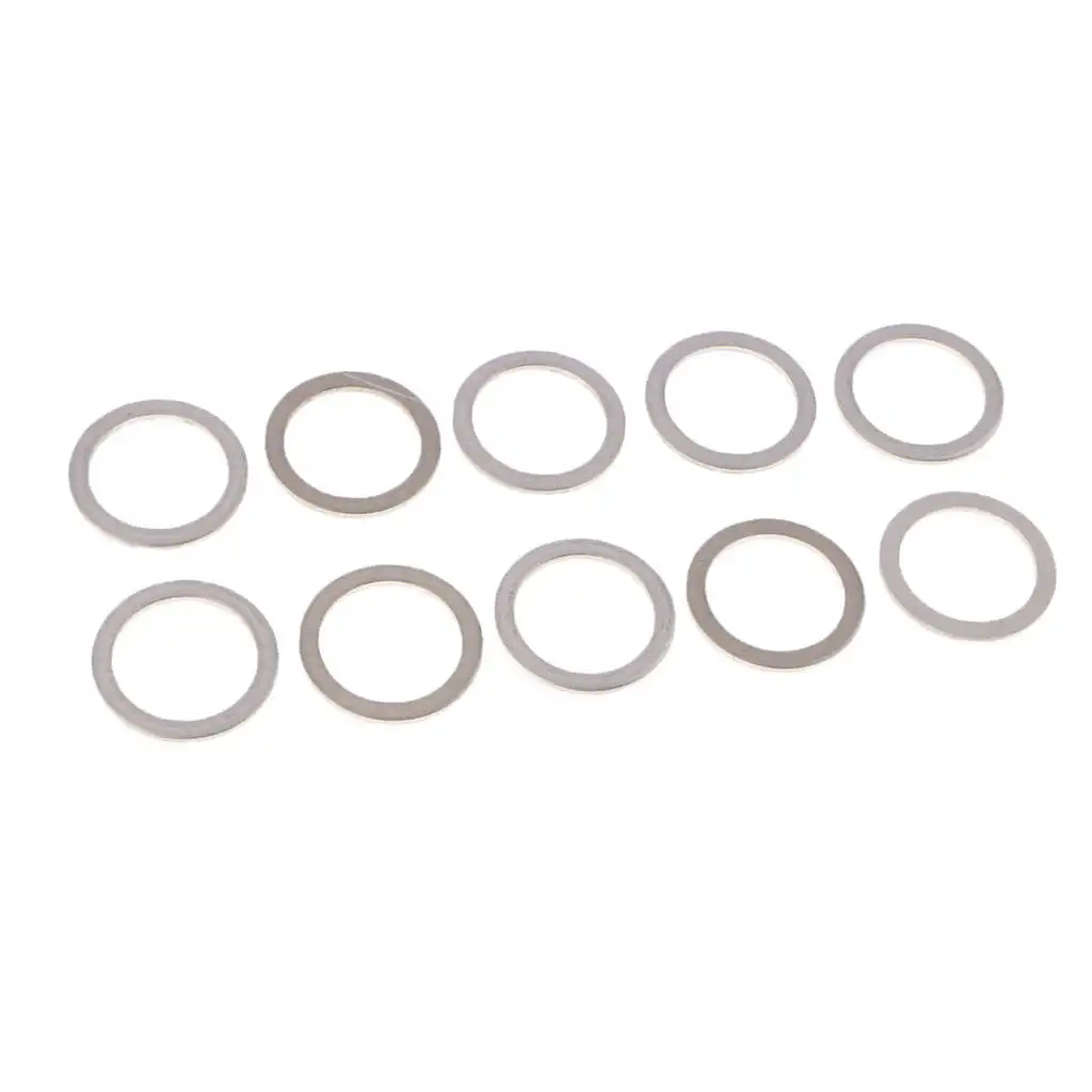 10Pcs 18 ID 24mm OD Oil Drain Plug Crush Washers Gaskets Aluminum Alloy For Toyota for Lexus