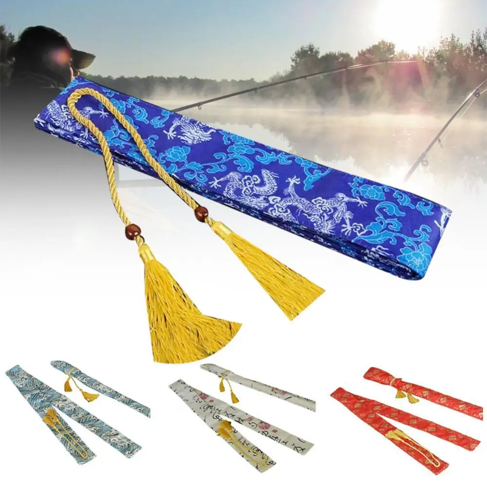 35% Discounts Hot! Elastic Nylon Fishing Rod Sleeve Cover Pole Glove Protector Bag Gear Tackle Tool