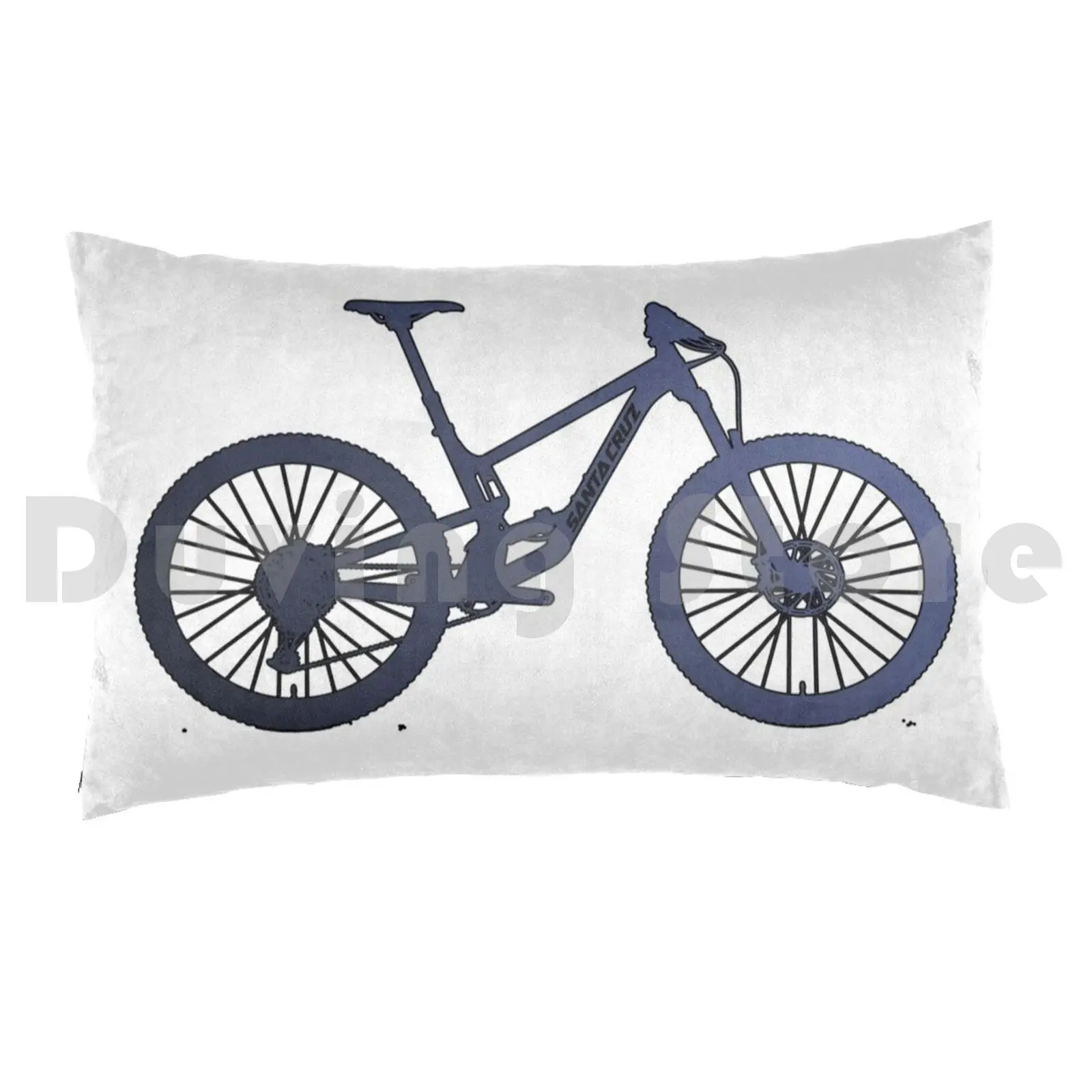 Hightower Mountain Bike ( Blue )Pillow case Mountain Bike Mtb Bike Bicycle Dream Vector Downhill