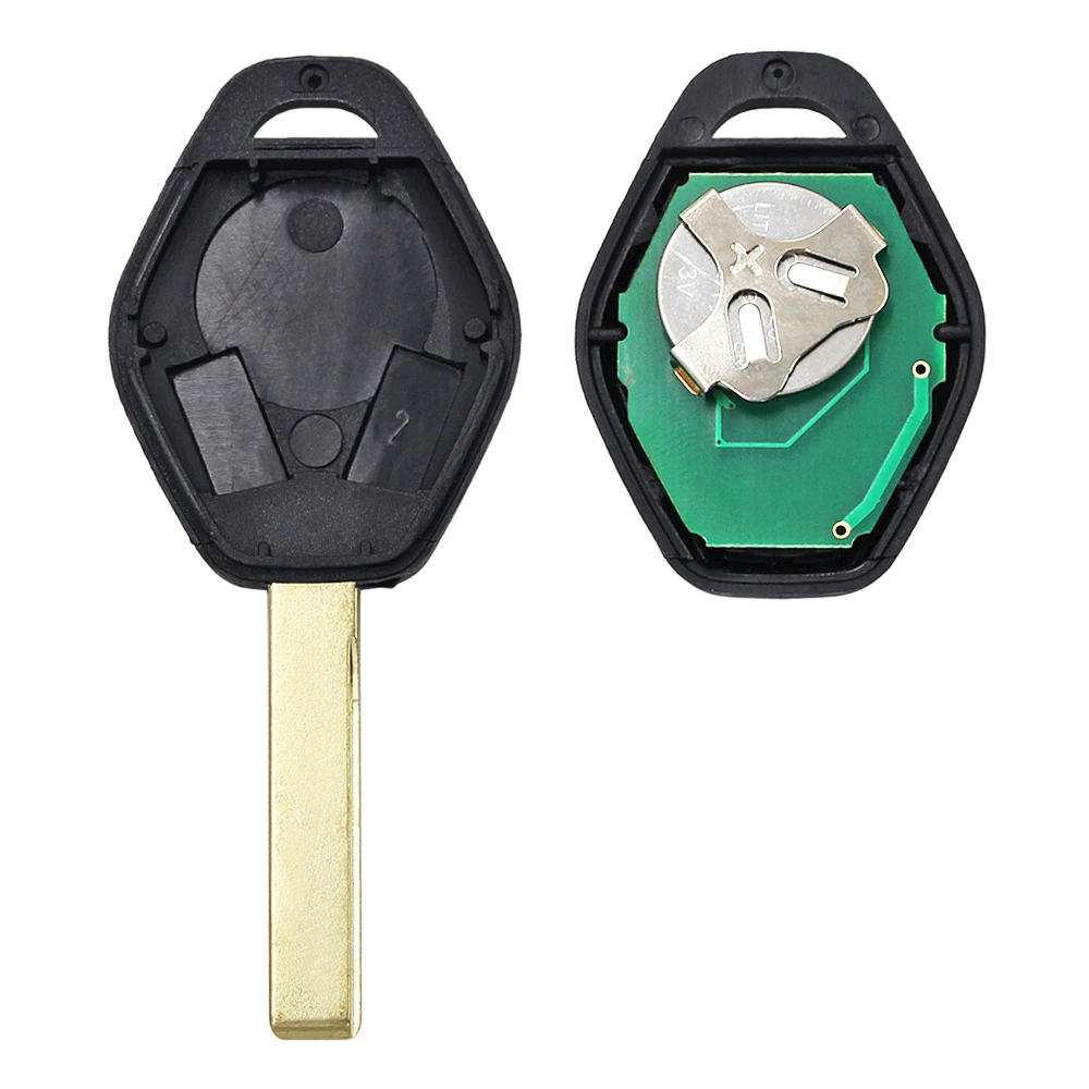Llave Mando A Distancia Para BMW CAS2: 434 MHz 3 Botones, Carcasa Completa Con Chip 4D63 Para Serie 5 E46 E60 E83