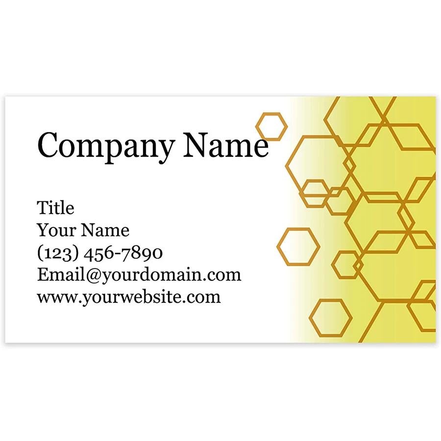 200Pcs Custom Printed Business Cards - Thick Sturdy Stock 300GSM Paper Card VIP Cards