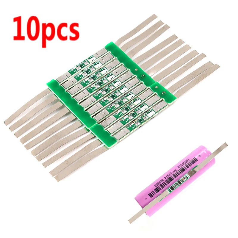 10 stücke 3,7 V 3A Li-Ion Lithium-Batterie 18650 Ladegerät Über Ladung Schutz Bord Mit Solder Gürtel Batterie Ladegerät zubehör – Detail 1