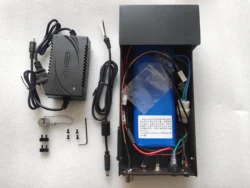 Batteria ricaricabile esterna 18650 e scatola con supporto per caricabatterie XIEGU G90 G90S