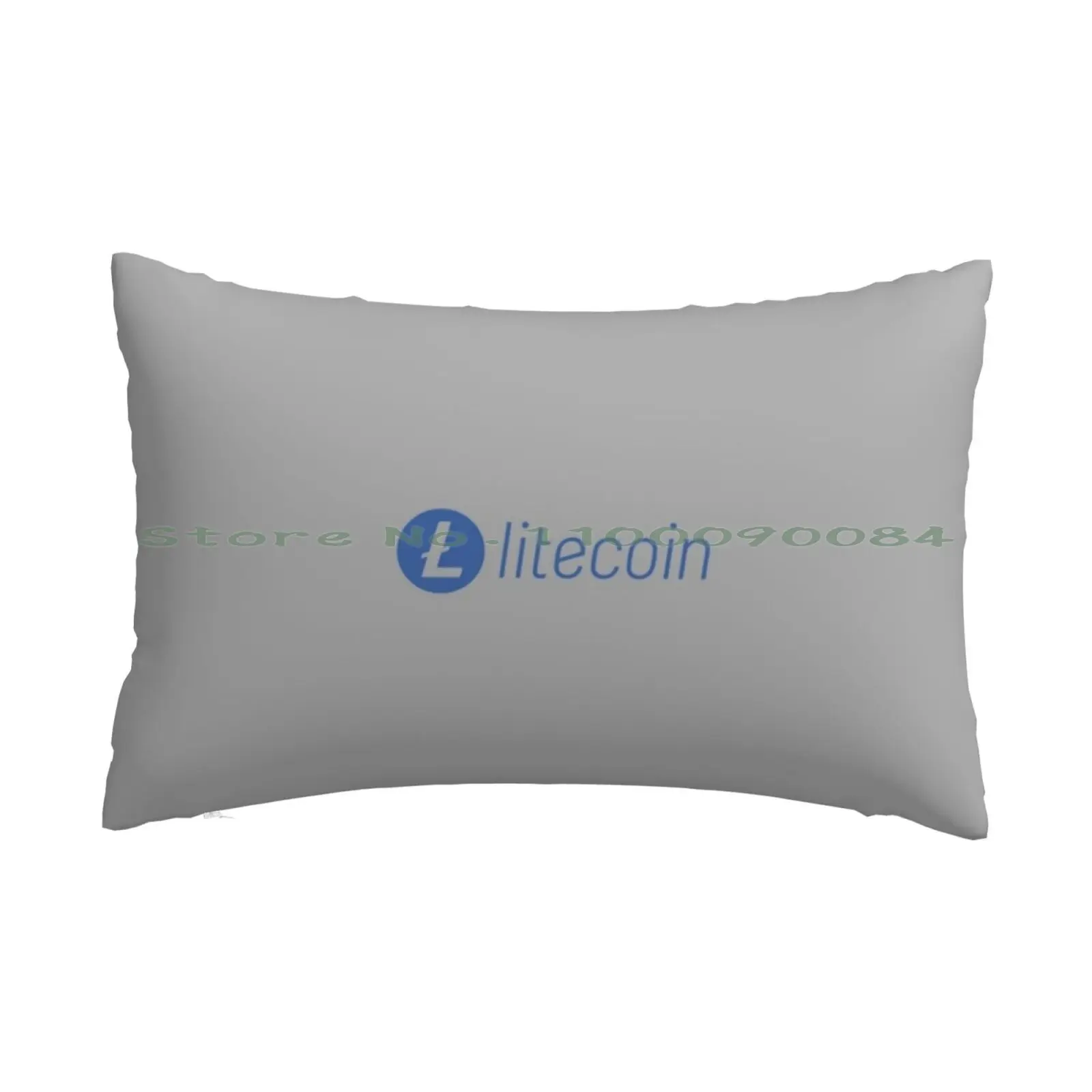 Litecoin Logo Pillow Case 20x30 50*75 Sofa Bedroom Biohazard Gaming Made In Heaven Umbrella Corporation Videogames Long