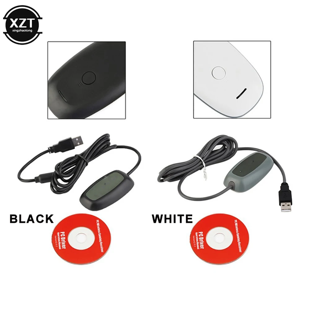 Wireless PC Adapter For Xbox 360 Game Controller Gamepad USB Receiver for Win7/8/10 Microsoft For Xbox360 Console Accessaries