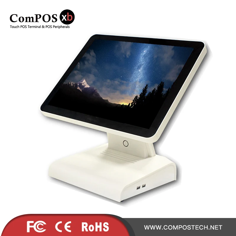 Pos factory 15 Inch POS terminal commercial Point of Sales For Retail/Restaurant Small Business