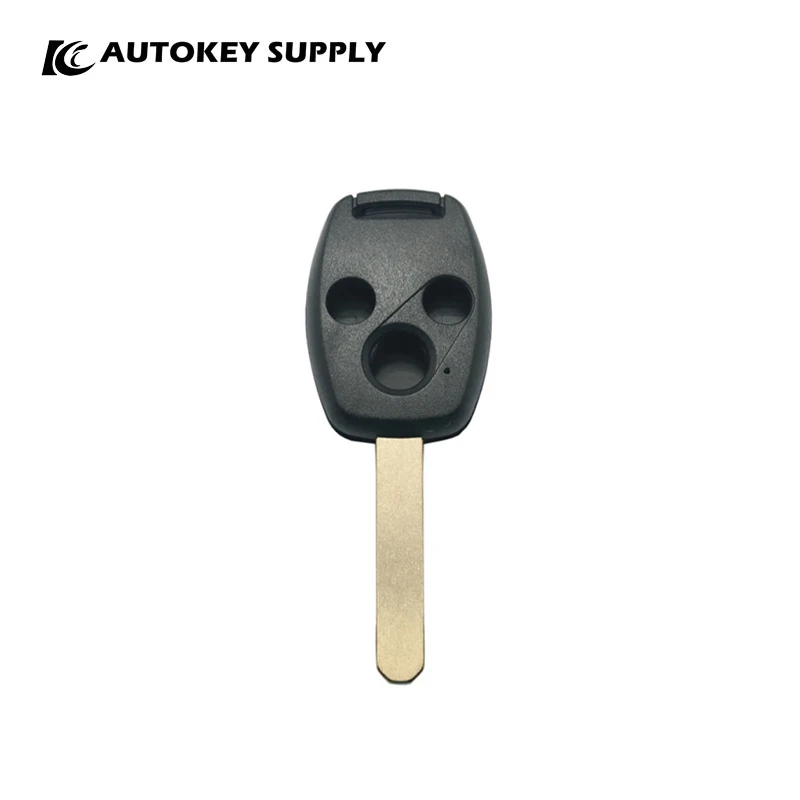 

For Honda 3 Buttons Remote Key Shell Without Sticker With Chip Position Autokeysupply AKHDS257