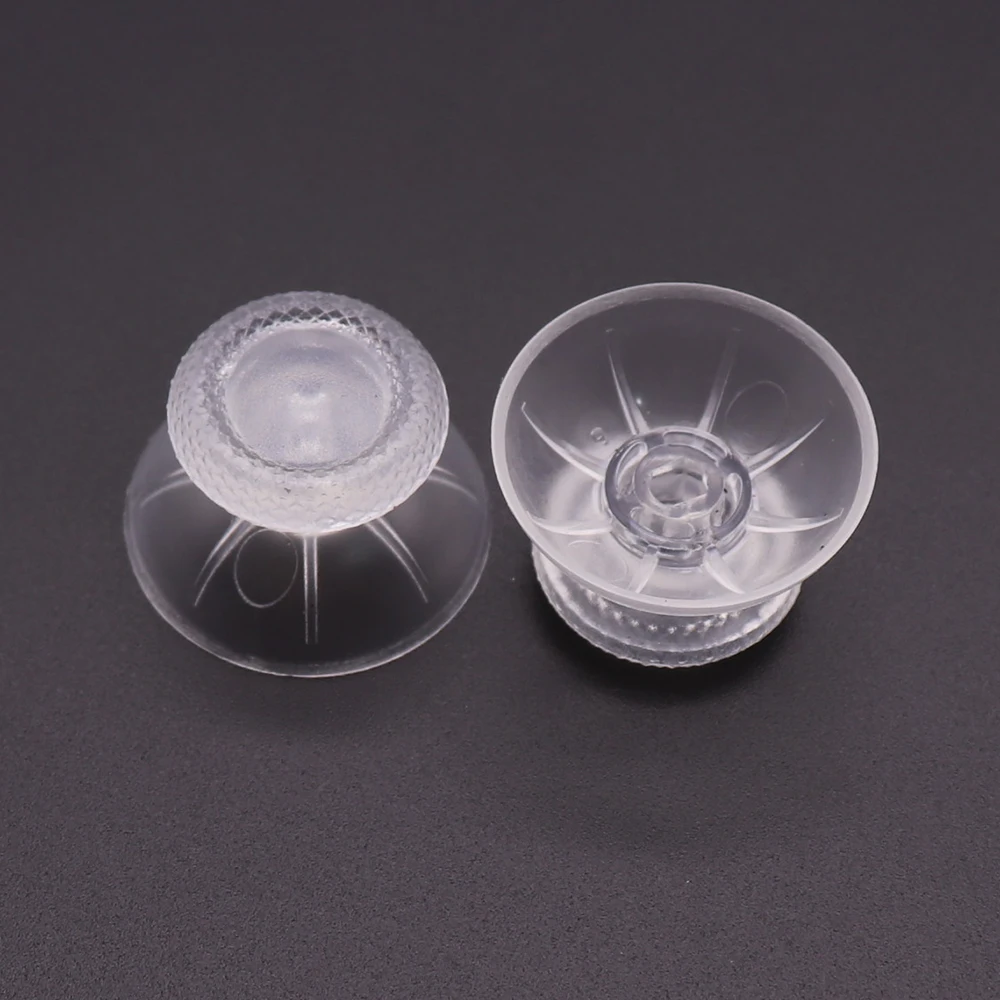 2pcs For Sony PS5 ps5 Controller Thumbstick Cover Transparent Clear 3D Analog Joystick Stick Module Mushroom Cap