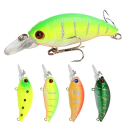 1Pcs Crankbait Fishing Lure Wobblers 8.4g 7.5cm Floating Minnow Artificial Hard Bait 3D Eyes Pesca Bass Pike Fishing Tackle
