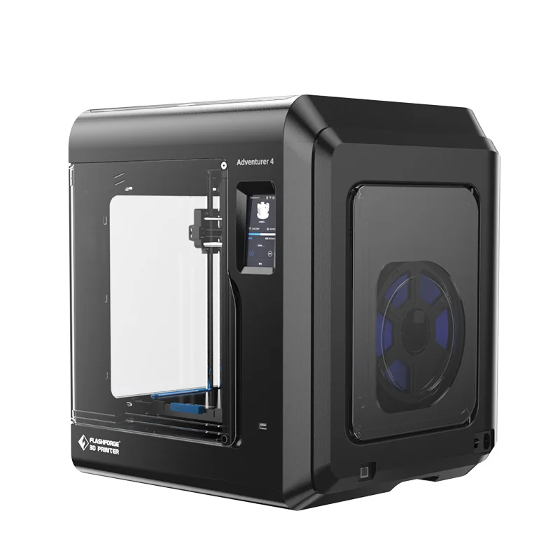 Flashforge FDM 3D Printer Adventurer 4 Auto Nivelamento com Câmera 240 ℃ e 265 ℃ Bico Bundle Mudo e Nuvem de Impressão 3d AD4