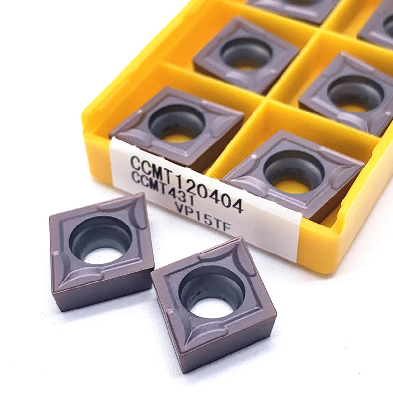 Carbide Insert CCMT120404 CCMT120408 VP15TF UE6020 US735 metal Turning Tools CNC CCMT 120404/120408 Cutting lathe Tool