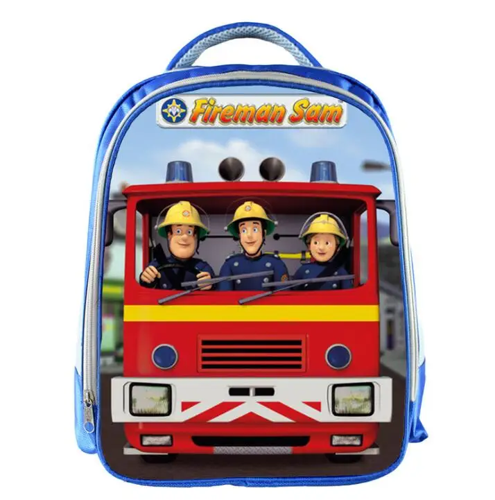 New Arrival Mini School Bags for Boys Cartoon Hero Fireman Sam Schoolbag Children Baby Kindergarten Bookbag Kid Mochila Infantil