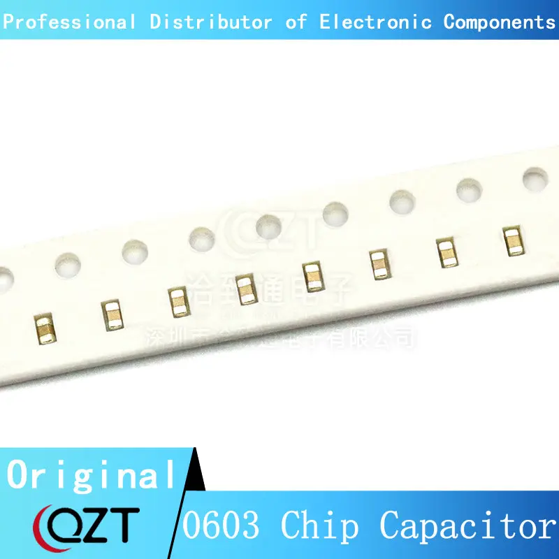 

100pcs 0603 50V SMD Thick Film Chip Multilayer Ceramic Capacitor 1pF - 22uF 10NF 100NF 1UF 2.2UF 4.7UF 10UF 1NF 100PF