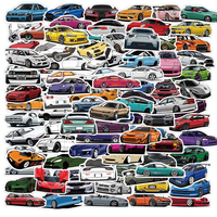 10/30/50/100PCS JDM Retrofit Racing Car Graffiti Stickers Laptop Guitar Luggage Bike Skateboard Waterproof Sticker Decal Kid Toy
