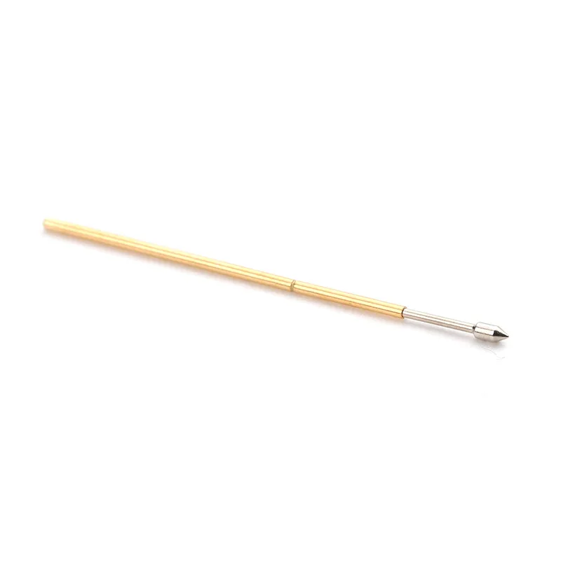 100pcs/pack PL50-E2 Conical Spring Test Needle 0.68mm Outer Diameter 27.8mm Long PCB Probe