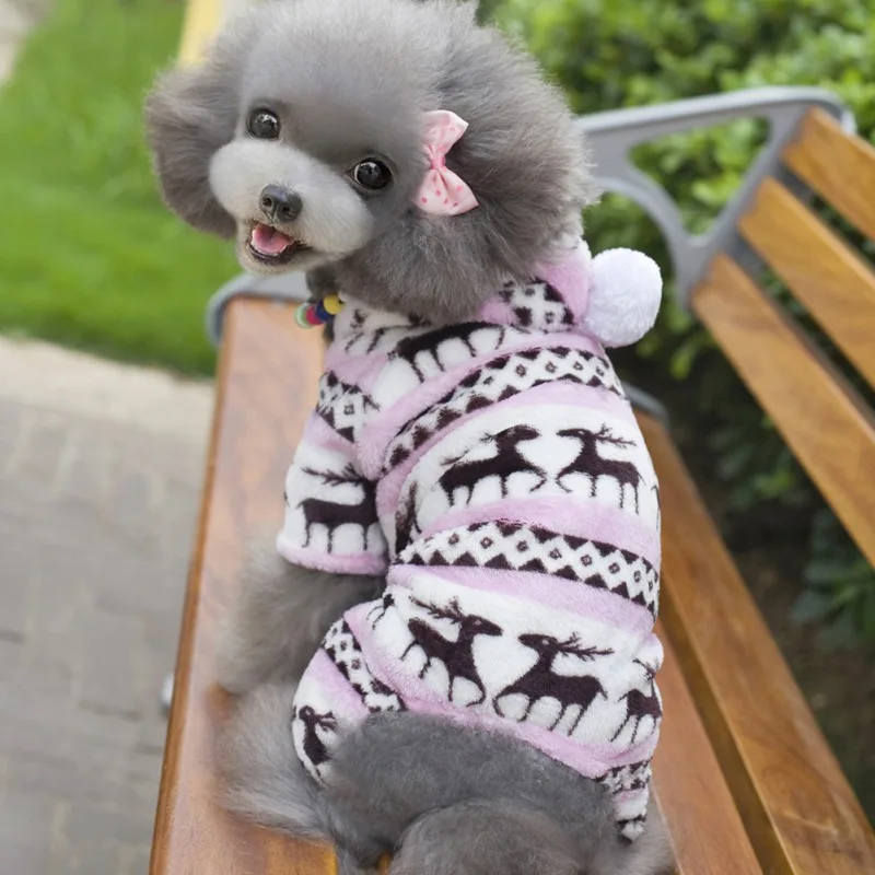 Soft Warm Dog Coat Jacket Fleece Dog clothes costume For Small Dog Yorkshire Chihuahua Clothing Winter Warm Jumpsuits