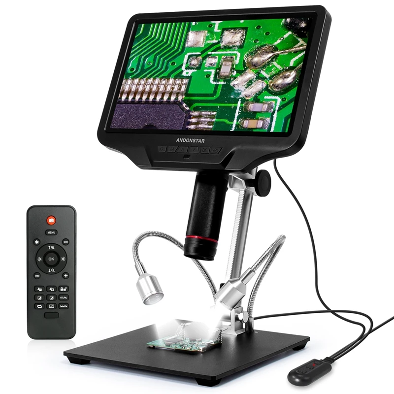 Цифровой микроскоп, 10,1 дюйма, HDMI, ПК, Wi-Fi