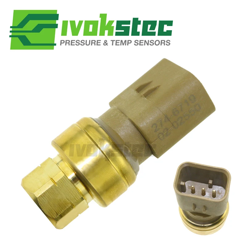 Oil Pressure Sensor Switch Sender 274-6719 For Caterpillar CAT C15 C175 C27 E330D E336D E329D Engine 2746719 274 6719