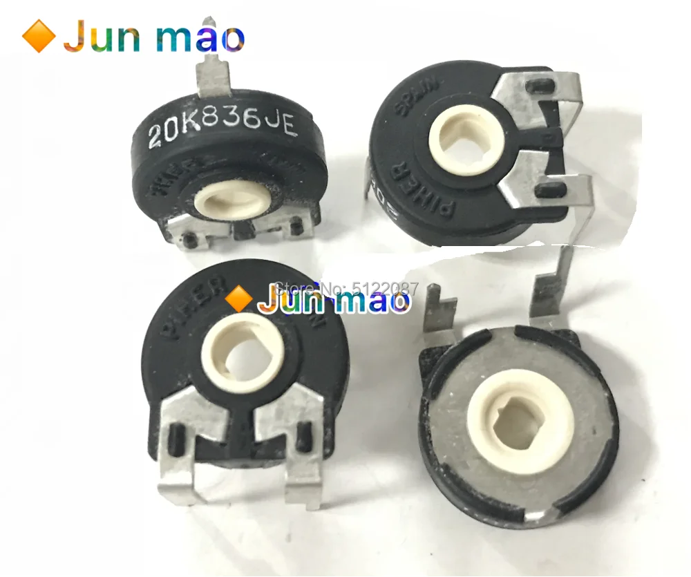 5PCS/LOT PIHER adjustable potentiometer PT15-20K horizontal adjustable adjustable oval hole