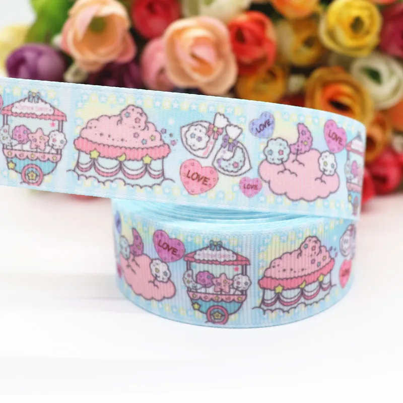 10 Yards 1'' 25MM Niedliche Tiermotive bedruckte Ripsbänder für Haarschleifen DIY Handarbeitsmaterial Y2020051501 – Detail 4