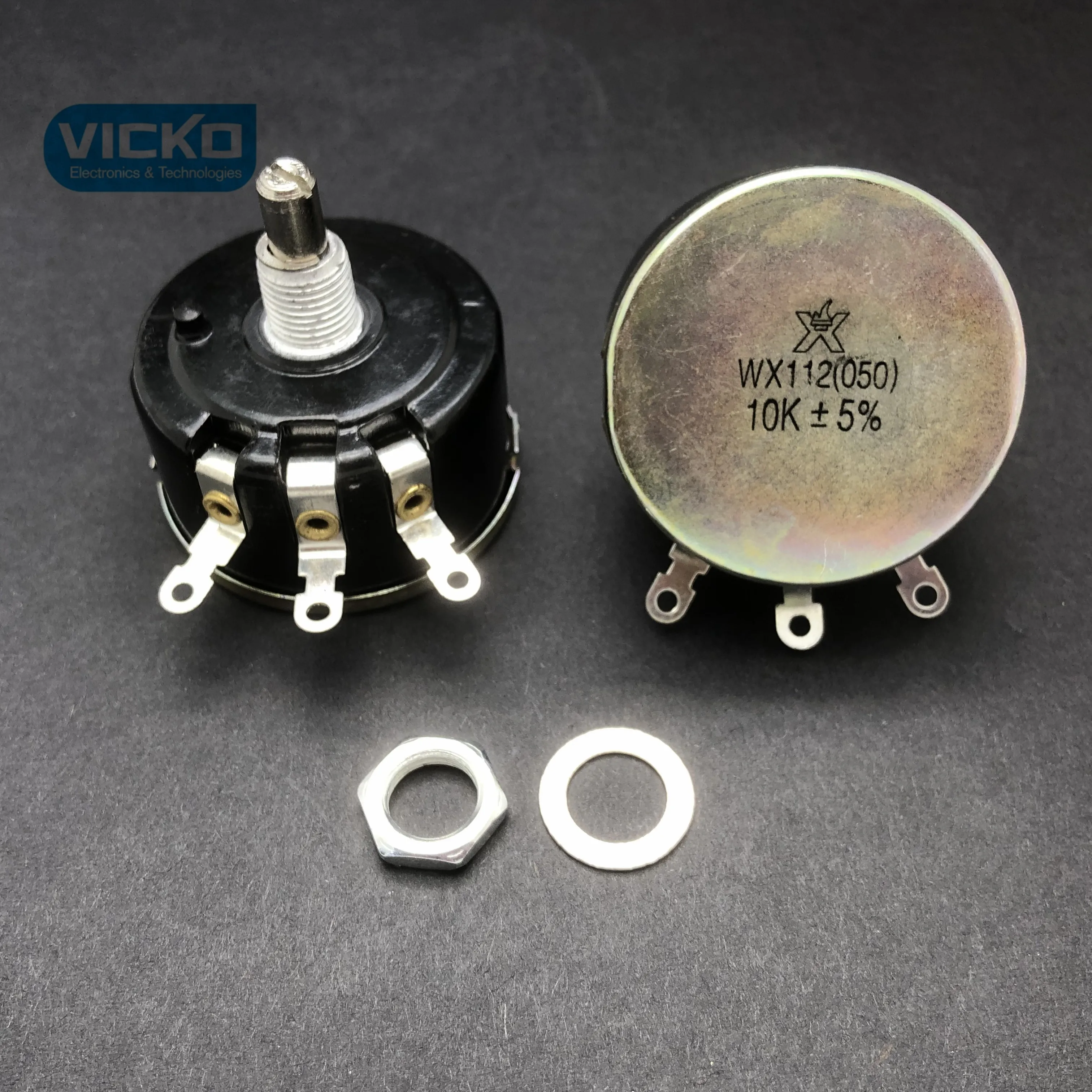 

[YK] WX112 WX050 22R 47R 100R 150R 5W single turn around potentiometer adjustable resistance switch