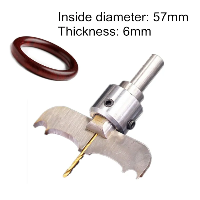Ring Bangle Drill Bit Carbide Blades handle Drill Woodworking Milling Cutter Bracelet Molding Tool