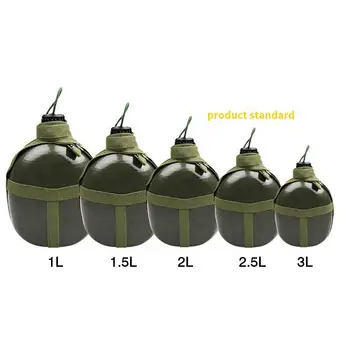 Aluminum Military Survival Water Bottle 1