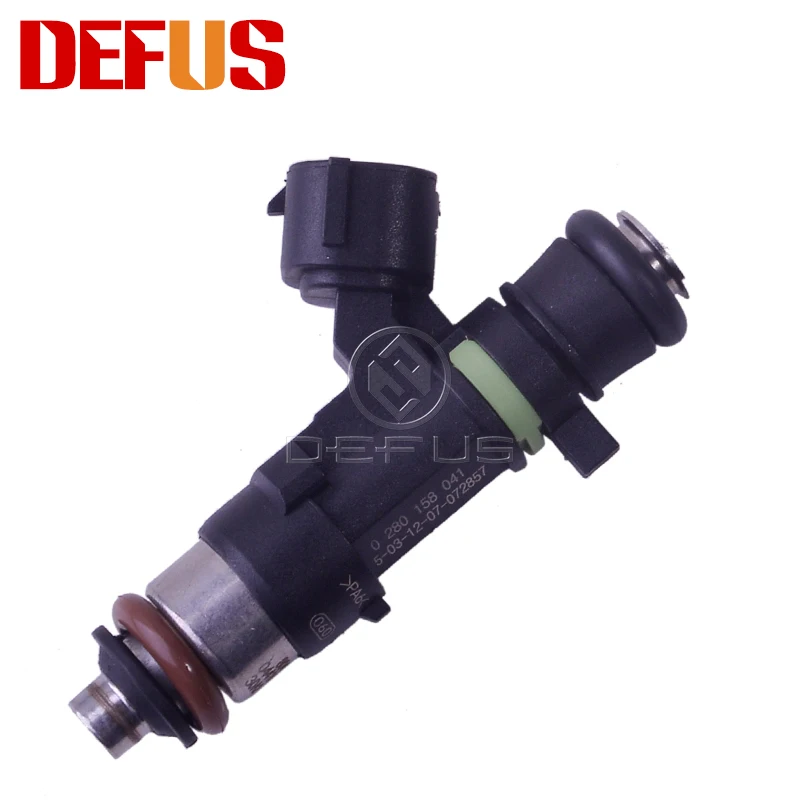 DEFUS 6X 0280158041 Bico  Fuel Injector Nozzle For Peu Geot 407 607 Cit Roen C5 C6 Renault Laguna 3.0L V6 041190052 9648129380