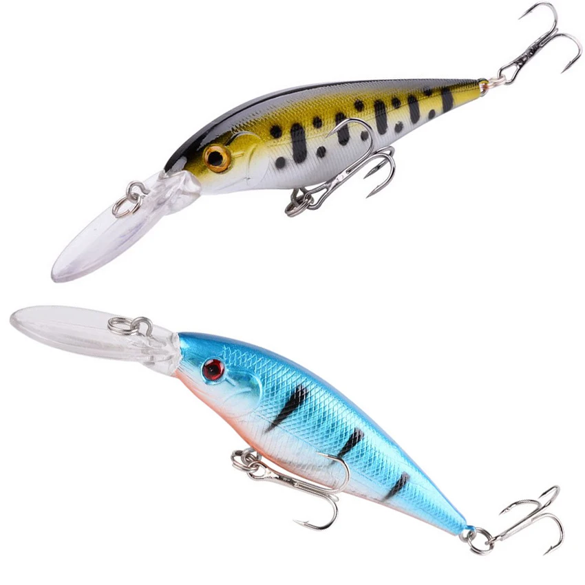 NEW 11cm 10.5g Hard Bait Minnow Streak Fishing Lures Bass Fresh Water Hook Diving Perch Wobbler Swimbait Fishing Tackle