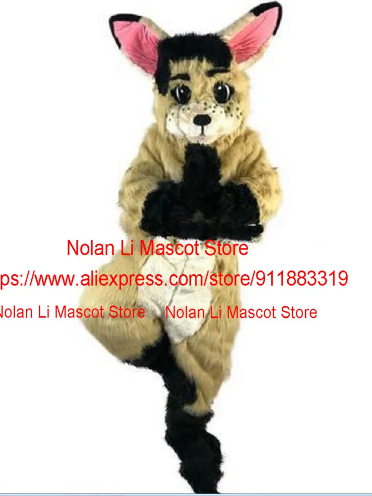 Alta Qualidade Brown Rabbit Mascot Costume Cartoon Set Birthday Party Role Playing Publicidade Maquiagem Presente de Natal 1132