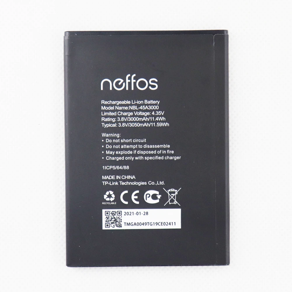 

3050mAh NBL-45A3000 Battery For TP-Link Neffos A5 TP7032A TP7032C Replacement Mobile Phone Batteries