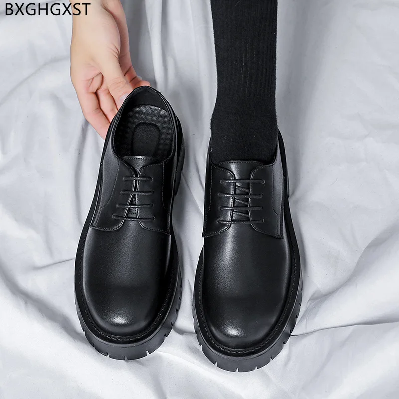 Luxury Designer Oxford Shoes for Men Office 2024 Fashion Men Dress Shoes Leather Black Casual Business Shoes Men Zapatos Sapato