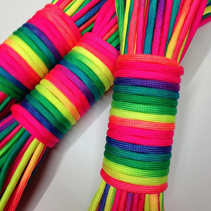 4mm 5M Colorful Parachute Cord 7 Strand Lanyard Rope DIY Making Craft Bracelet Accessories