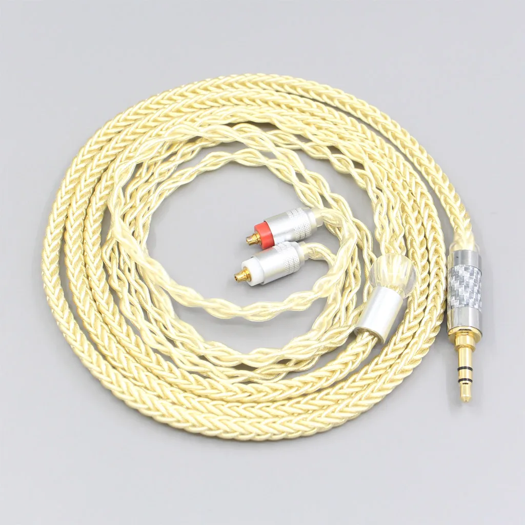 8 Core Gold Plated + Palladium Silver OCC Alloy Cable For Sony IER-M7 IER-M9 IER-Z1R Headset Earphone Headphone LN007610