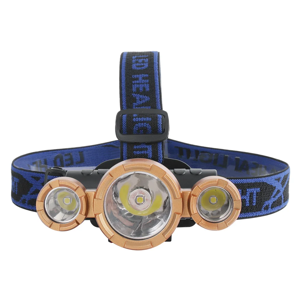 BORUIT LED Headlamp Rechargeable 18650 Battery Flashlight Rechargeable Work Fishing Torch Camping Search Lantern(Clearance sale)